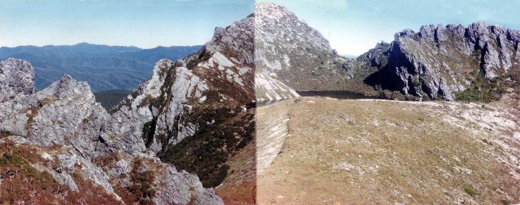 Hanging lake from the overlook