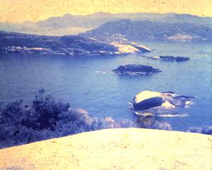 Looking north to Wilsons Prom from the top of Skull Rock.