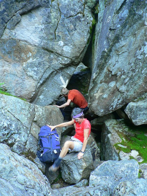 Mahoosic Notch footpath